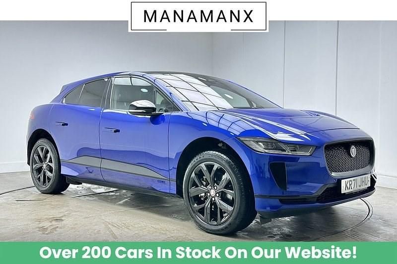 Caesium blue Used 2021 Jaguar I-Pace SUV | £21,790 (Fair price) - Image 1/3