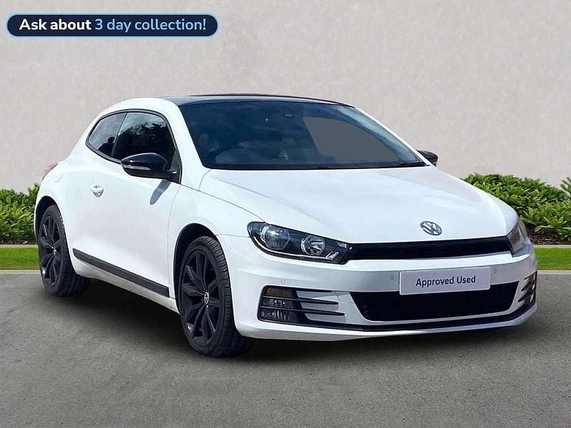White Used 2017 VW Scirocco Black Edition Coupe | £10,487 (Fair price) - Image 1/4