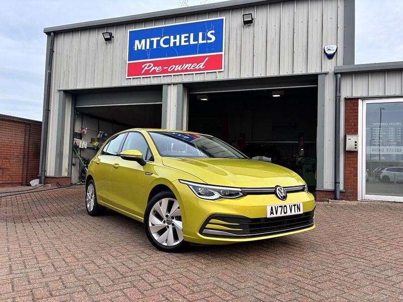 Yellow Used 2020 VW Golf VII Style Hatchback | £16,495 (Fair price) - Image 1/3