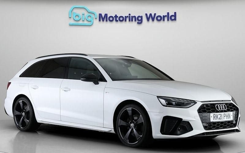 Used Audi A4 Black Edition 150 HP (110 kW) 2021 White Estate