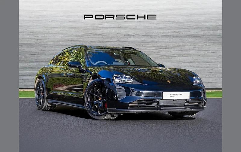 Black Used 2023 Porsche Taycan Estate | £71,440 (Fair price) - Image 1/4