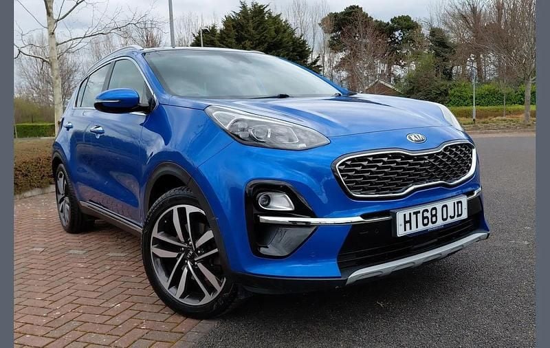 Used Kia Sportage 136 HP (100 kW) 2019 Blue SUV