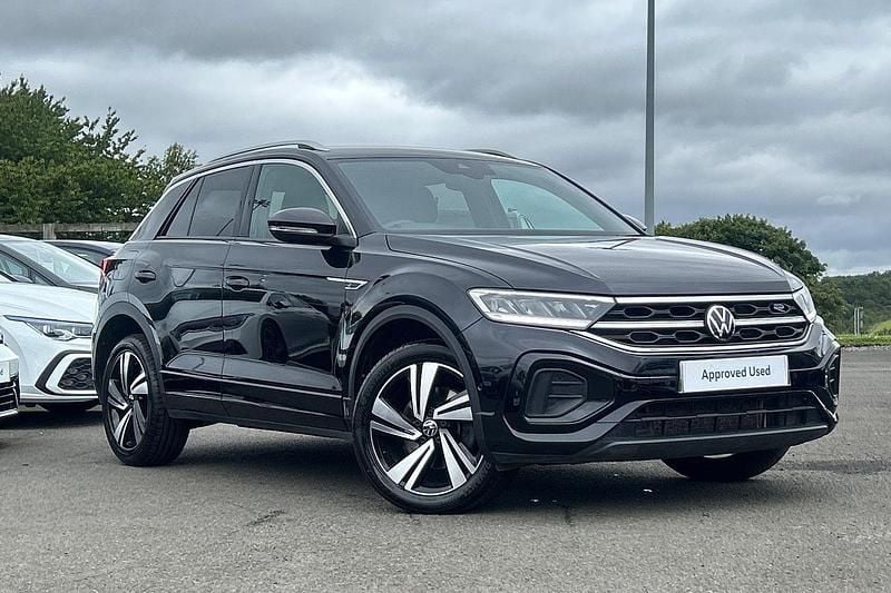 Black Used 2023 VW T-Roc R-line SUV | £21,995 (Good price) - Image 1/4