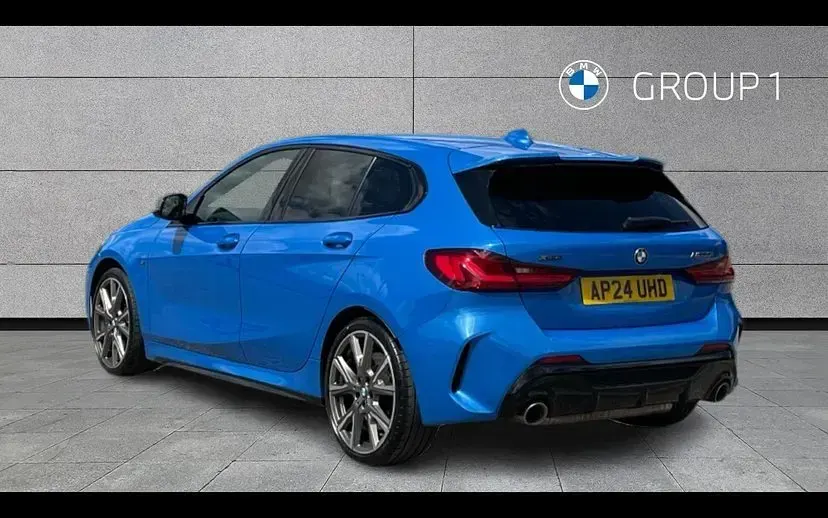 Used BMW M135 Comfort Edition 302 HP (222 kW) 2024 Blue Hatchback