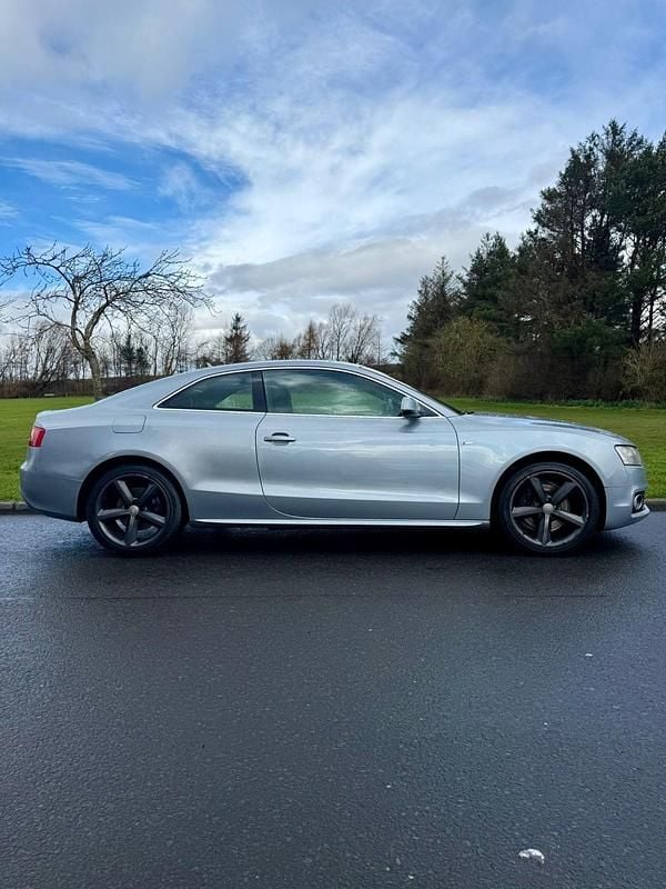 Used Audi A5 S-Line 170 HP (125 kW) 2009 Silver Coupe