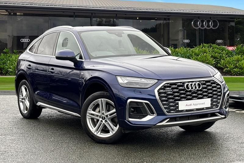 Used Audi Q5 S-Line 299 HP (219 kW) 2023 Blue SUV