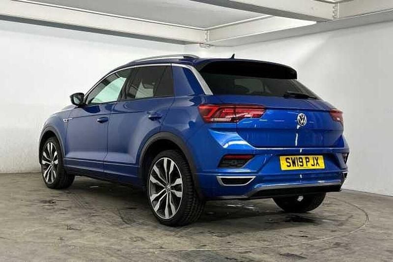 Used VW T-Roc R-line 150 HP (110 kW) 2019 Blue SUV
