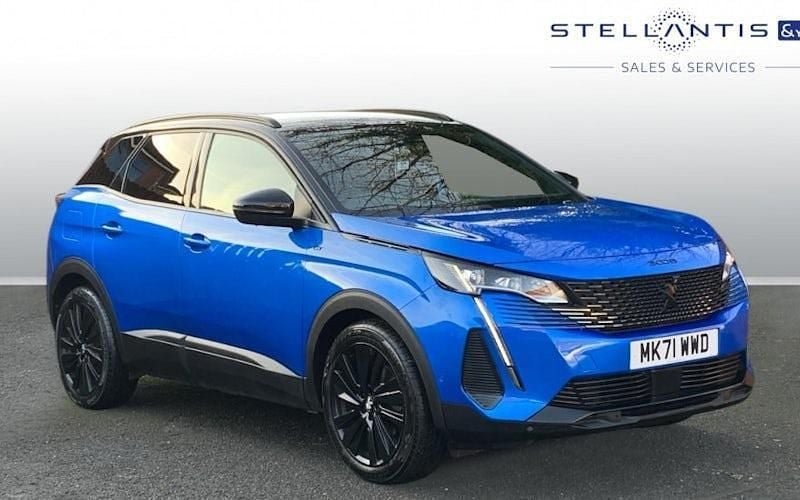 Used Peugeot 3008 Premium 131 HP (96 kW) 2021 Blue Estate