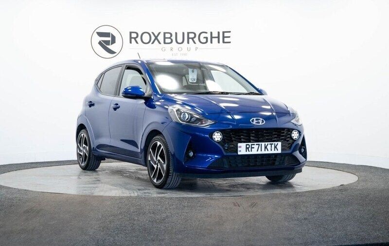 Blue Used 2022 Hyundai i10 Premium Hatchback | £11,995 (Fair price) - Image 1/4