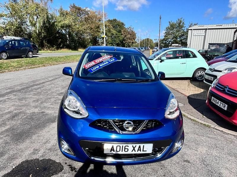 Used Nissan Micra Acenta 2016 Blue Hatchback