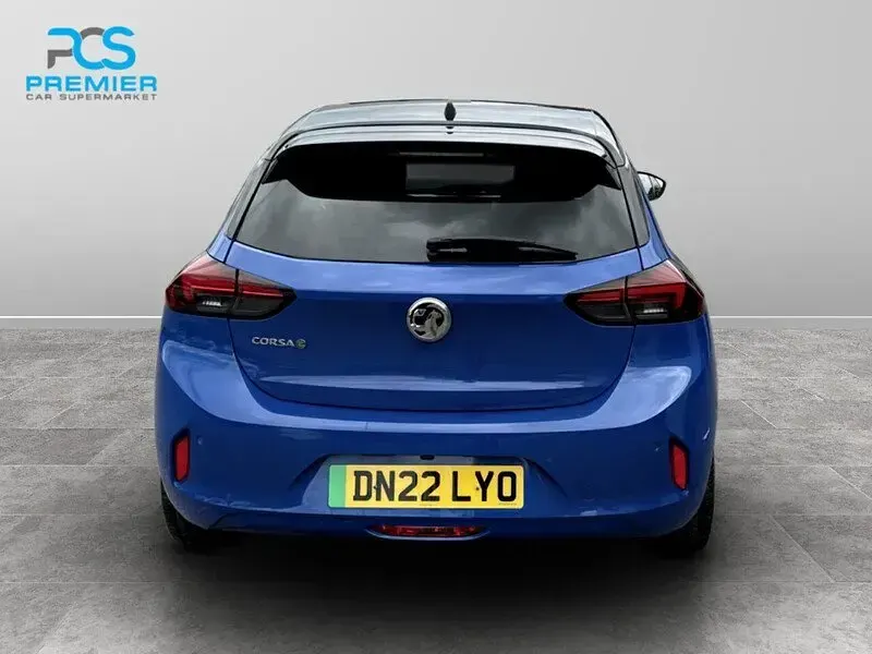 Used Vauxhall Corsa-e Elite 100 kW (136 HP) 2022 Blue Hatchback