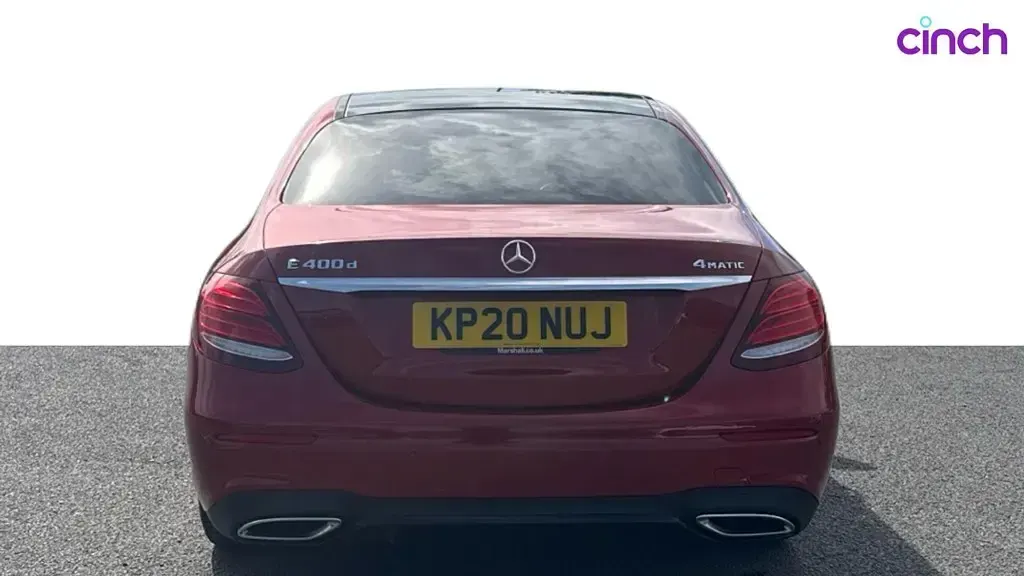 Used Mercedes E400 AMG line 334 HP (245 kW) 2020 Red Sedan