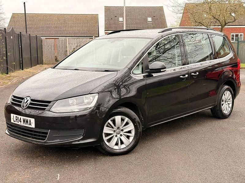 Used VW Sharan SE 177 HP (130 kW) 2014 Black MPV