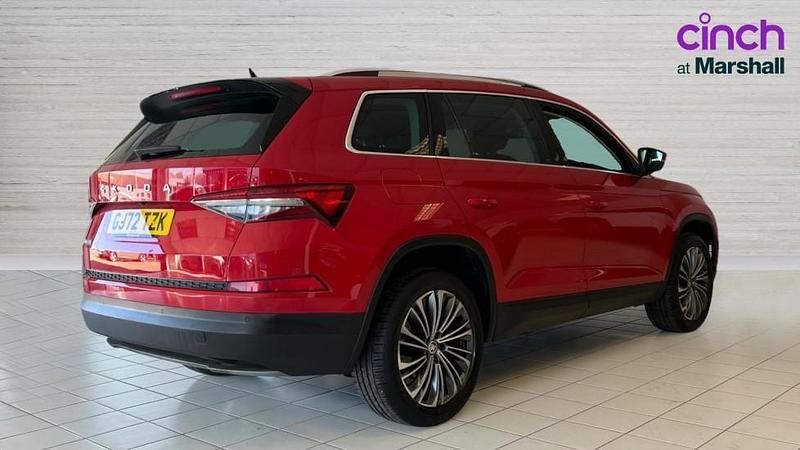 Used Skoda Kodiaq SE L Executive 150 HP (110 kW) 2022 Velvet red metallic SUV