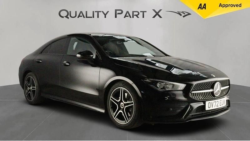 Black Used 2022 Mercedes CLA200 Executive Coupe | £18,800 (Fair price) - Image 1/4