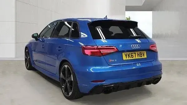 Used Audi RS3 Comfort 400 HP (294 kW) 2017 Blue Sedan