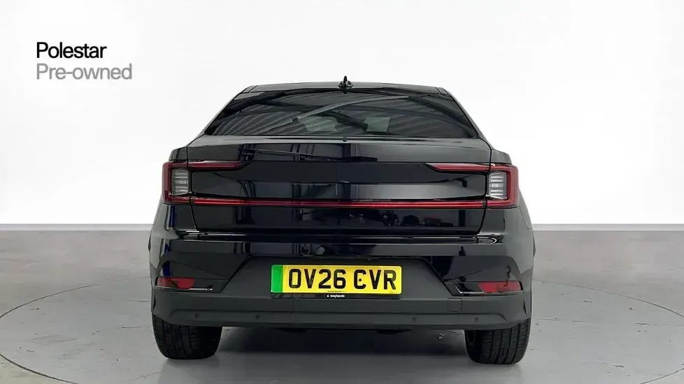 Ny Polestar 2 Long Range Single Motor 219 kW (299 HK) 2026 Svart Halvkombi