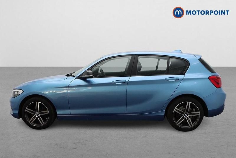 Used BMW 118 Sport Line 150 HP (110 kW) 2017 Blue Hatchback