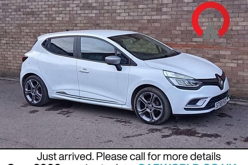 Used Renault Clio IV GT-Line 90 HP (66 kW) 2019 White Hatchback
