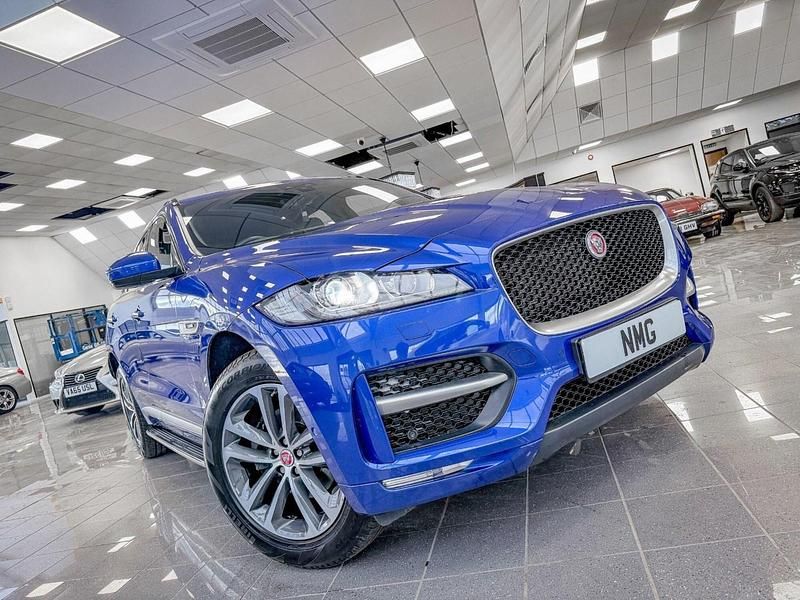 Used Jaguar F-Pace R-Sport 180 HP (132 kW) 2019 Blue SUV