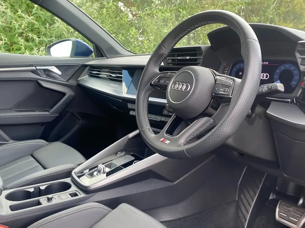 Used Audi A3 S-Line 2024 Navarra blue Hatchback