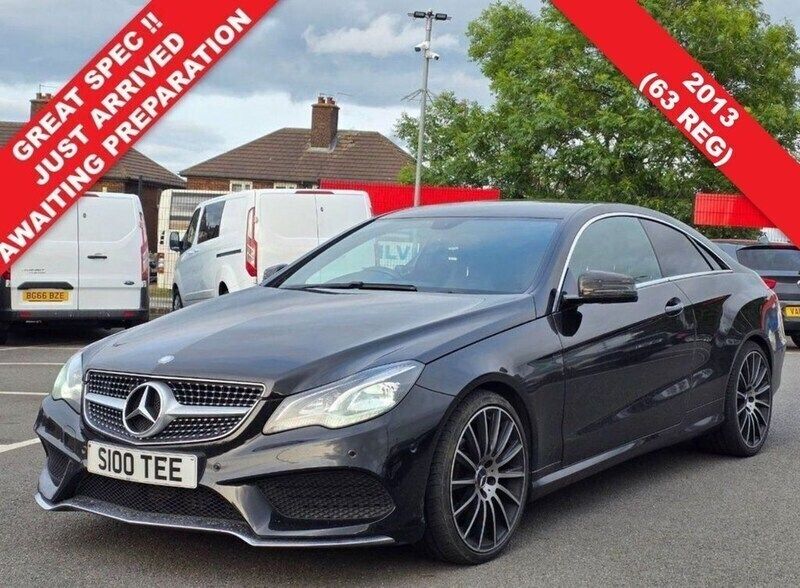 Black Used 2013 Mercedes E220 AMG Coupe | £7,490 (Fair price) - Image 1/4