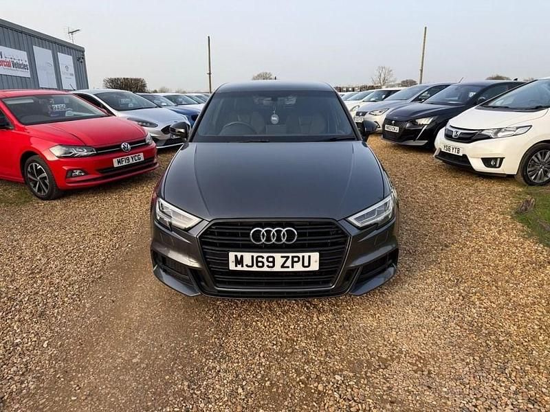 Used Audi A3 Sportback Black Edition 116 HP (85 kW) 2019 Grey Hatchback