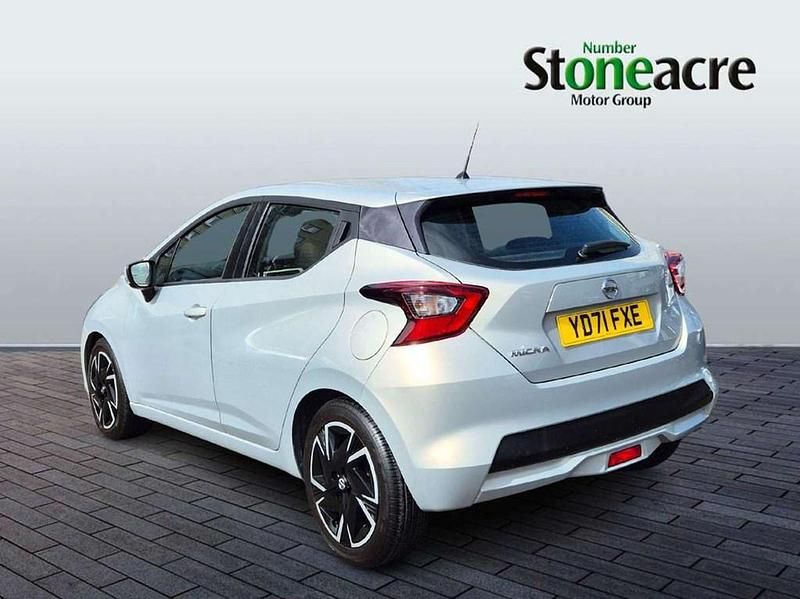 Used Nissan Micra Acenta 92 HP (67 kW) 2021 Silver Hatchback
