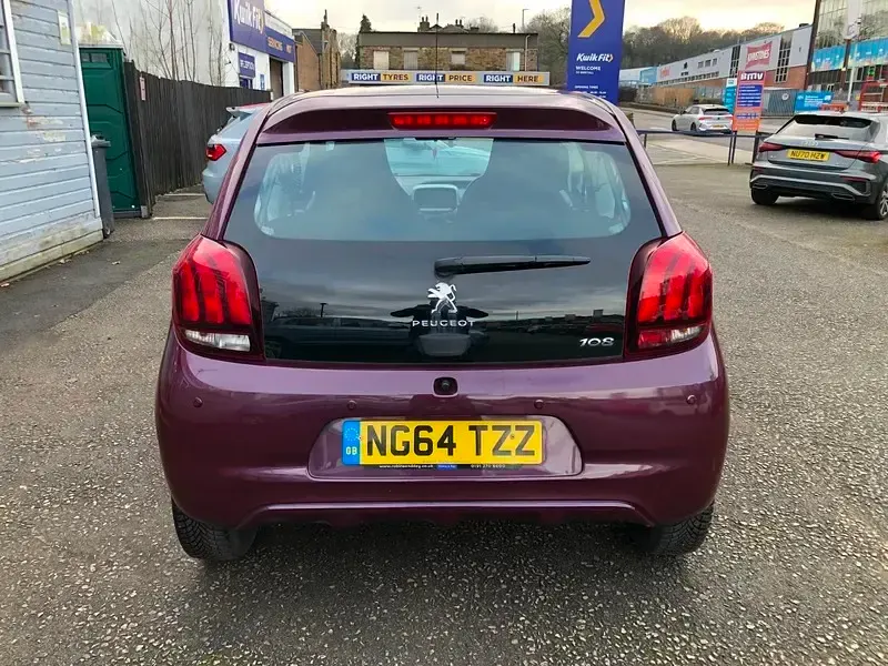 Used Peugeot 108 Active 68 HP (50 kW) 2015 Purple Hatchback