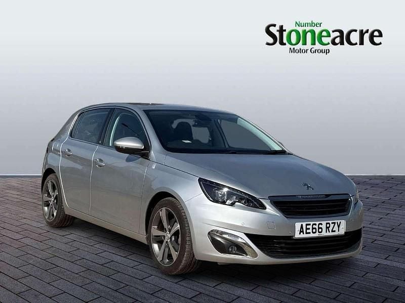 Silver Used 2016 Peugeot 308 Allure Hatchback | £7,995 (Fair price) - Image 1/4