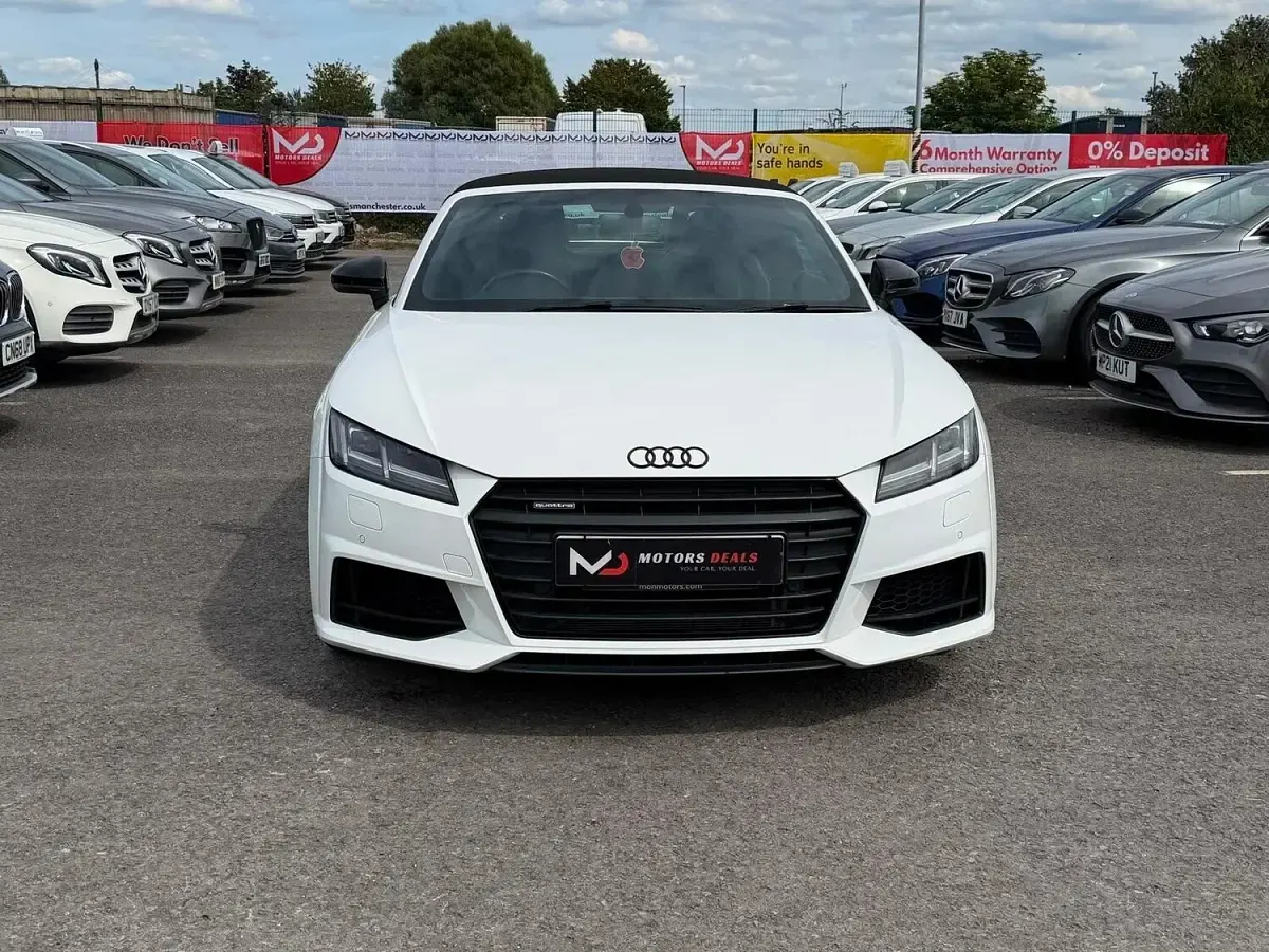 Used Audi TT Roadster Black Edition 184 HP (135 kW) 2018 White Cabriolet