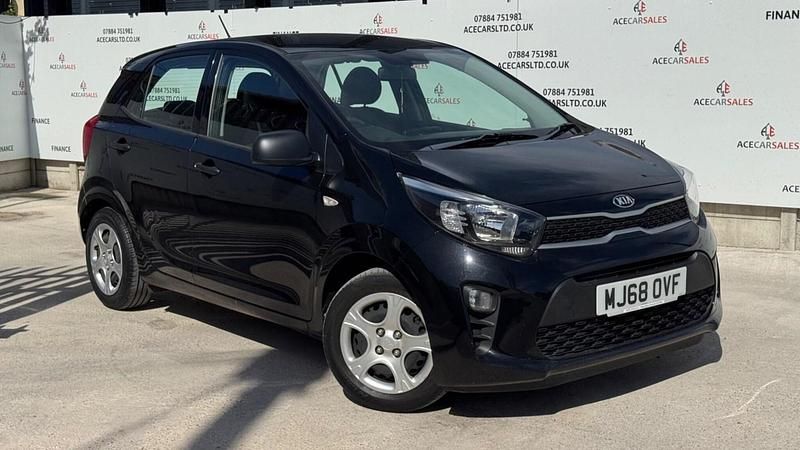 Used Kia Picanto 66 HP (48 kW) 2018 Black Hatchback