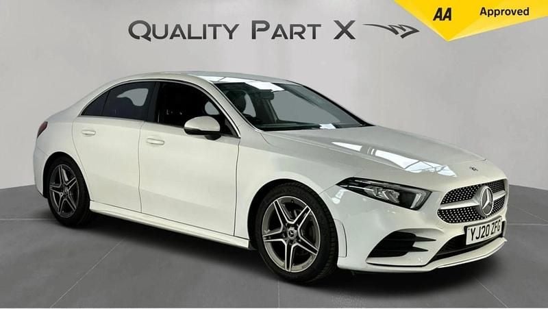 White Used 2020 Mercedes A200 AMG line Sedan | £11,700 (Good price) - Image 1/4