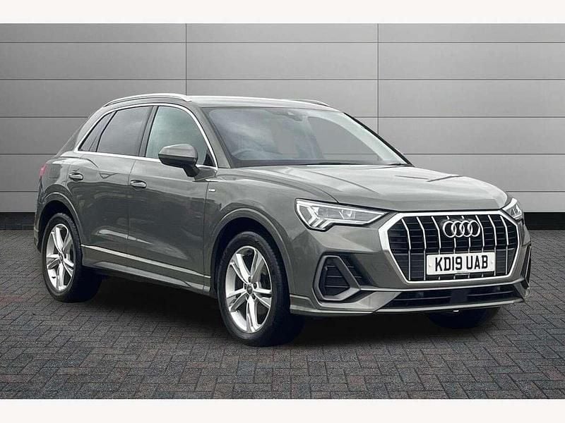 Grey Used 2019 Audi Q3 S-Line SUV | £18,395 (Fair price) - Image 1/4