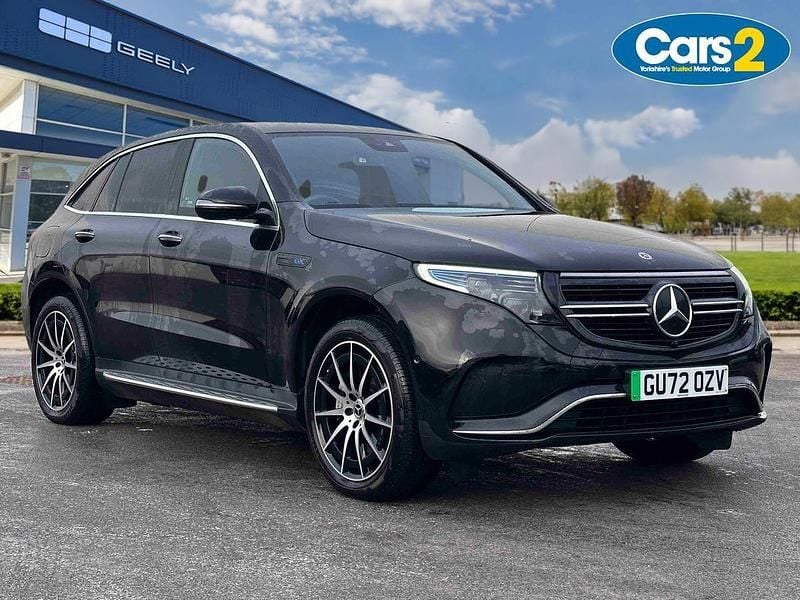 Used Mercedes EQC400 AMG line 300 kW (408 HP) 2022 Black SUV
