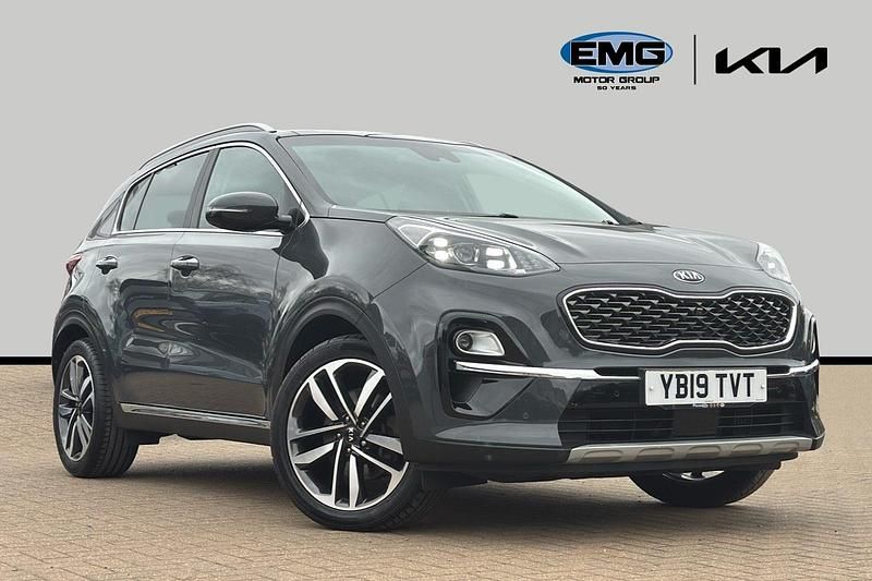 Used Kia Sportage 174 HP (127 kW) 2019 Dark penta metal SUV