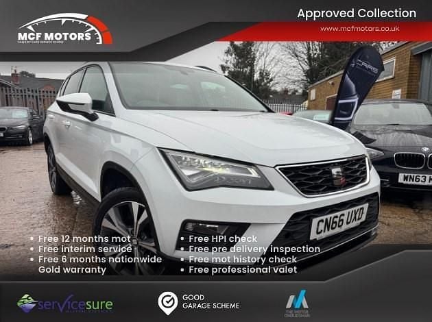 Used Seat Ateca Ecomotive 115 HP (84 kW) 2016 White SUV