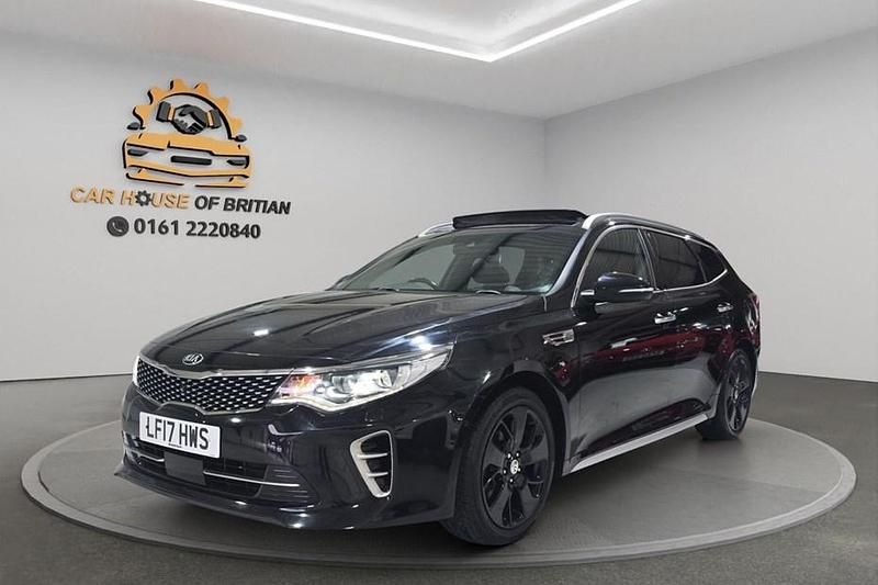 Black Used 2017 Kia Optima GT-Line S Estate | £13,250 (A bit pricey) - Image 1/1