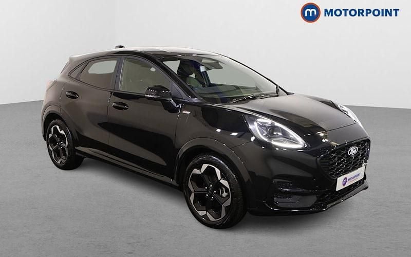 Black Used 2025 Ford Puma ST-Line X Hatchback | £21,749 (Fair price) - Image 1/4