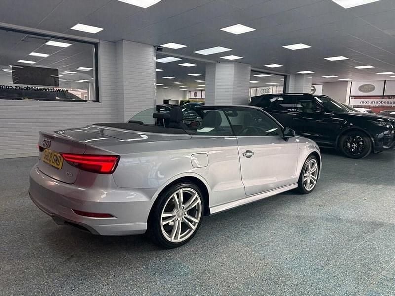 Used Audi A3 Cabriolet S-Line 150 HP (110 kW) 2018 Silver Cabriolet