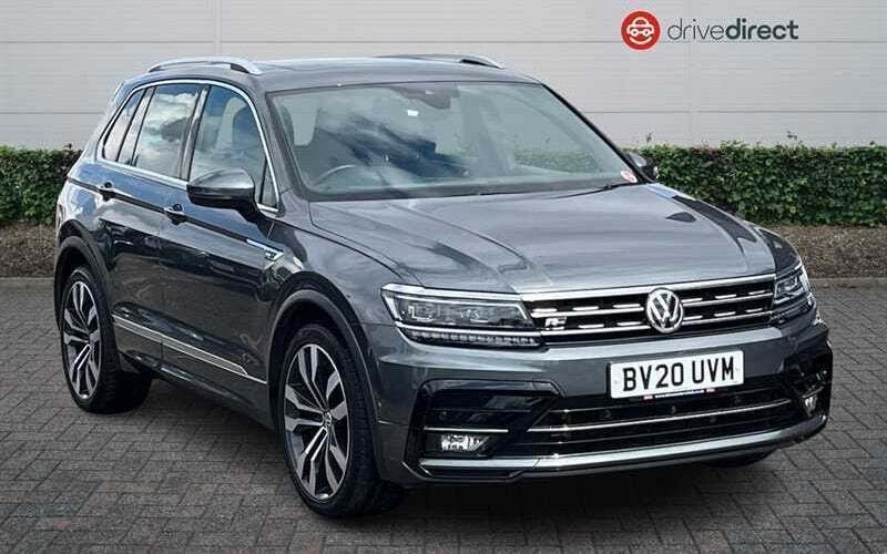Grey Used 2020 VW Tiguan R-line SUV | £19,625 (Good price) - Image 1/4