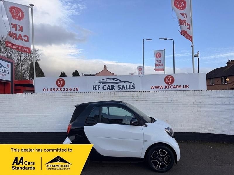 Used Smart ForTwo Cabrio Prime 71 HP (52 kW) 2017 Black Cabriolet