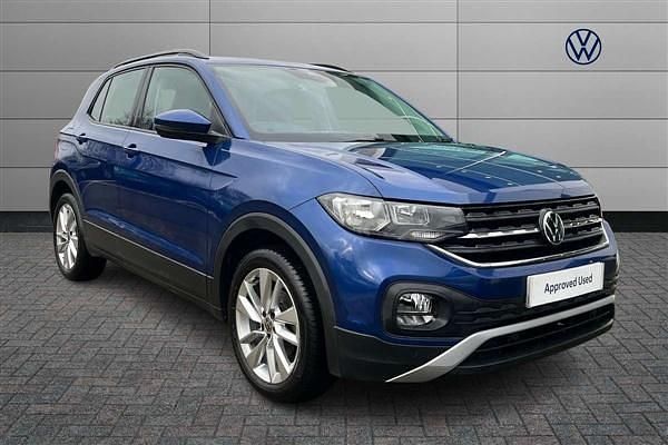 Blue Used 2021 VW T-Cross SE SUV | £12,490 (Fair price) - Image 1/4