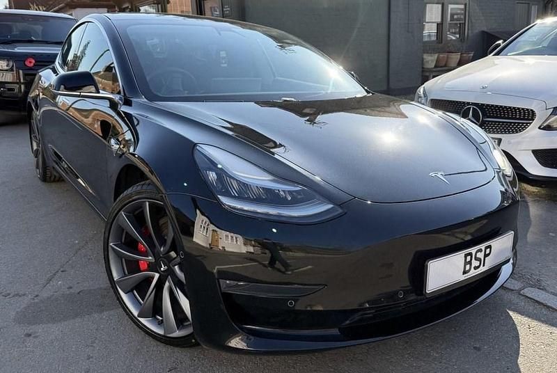 Used Tesla Model 3 Performance 461 kW (627 HP) 2019 Black Sedan