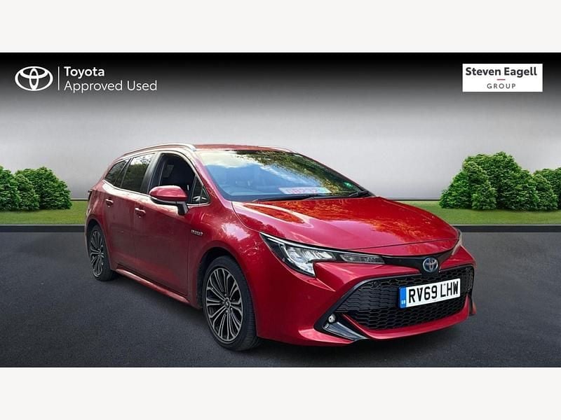 Red Used 2019 Toyota Corolla Design Estate | £18,076 (Good price) - Image 1/3