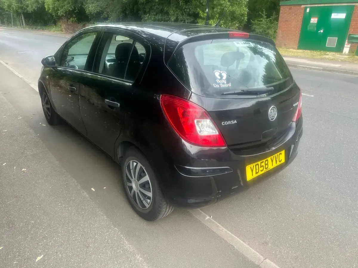 Used Vauxhall Corsa 2008 Black Hatchback