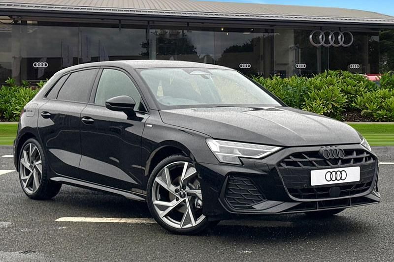 New Audi A3 Sportback Black Edition 150 HP (110 kW) 2026 Black Hatchback