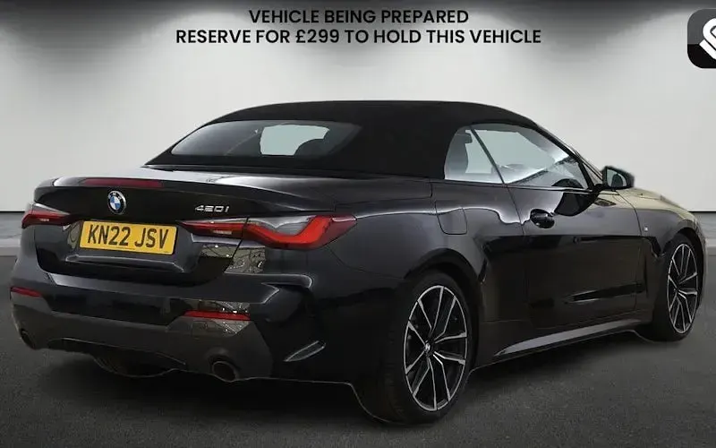 Used BMW 420 Cabriolet M Sport 184 HP (135 kW) 2022 Black Cabriolet