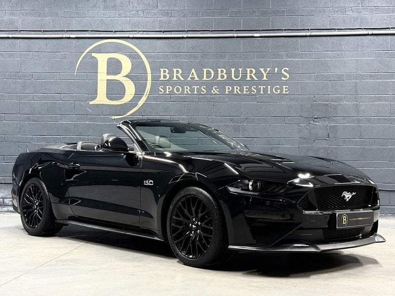 Used Ford Mustang GT Convertible 2018 Black Cabriolet
