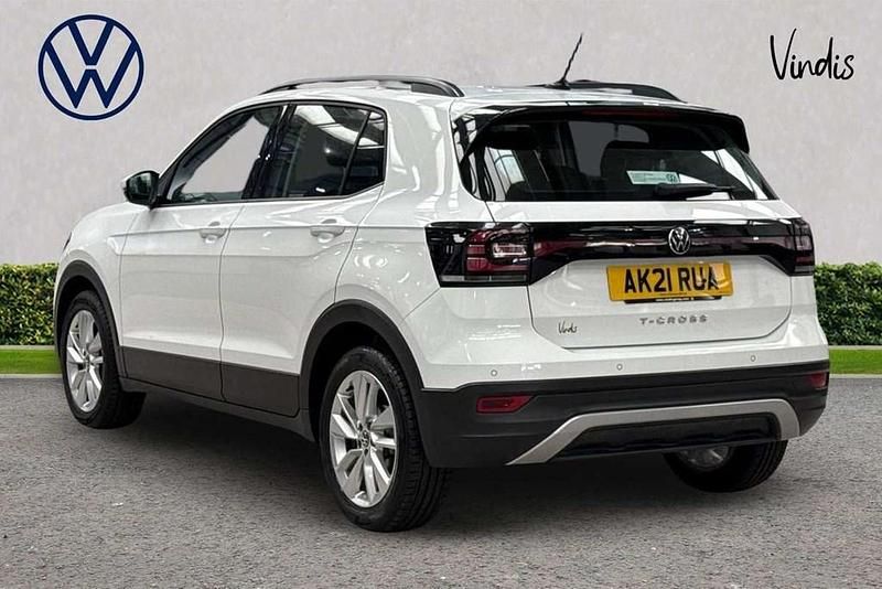 Used VW T-Cross SE 110 HP (80 kW) 2021 White SUV